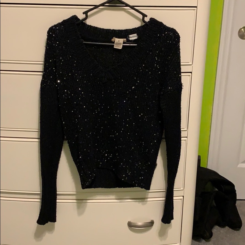 Sequence v neck sweater